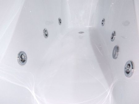 Ванна акриловая гидромассажная Timo HELLA HELLA1575-KT15-SPV1505-T-CM-T-BM 150х75 пристенная прямоугольная с каркасом
