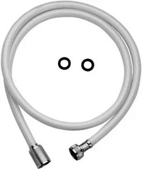 Шланг для душа Paffoni ZFLO030CL белый/хром