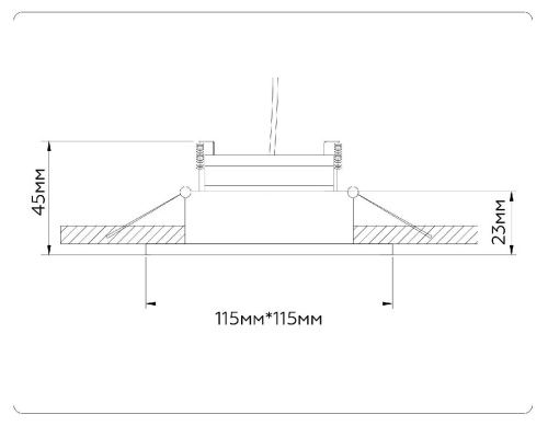 Светильник встраиваемый Ambrella Light GX Standard tech (ГКС Стандард тецх) TN51918 - фото 5