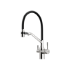 Смеситель для кухни Sancos Orta SC4008BN на мойку брашированный никель/черный