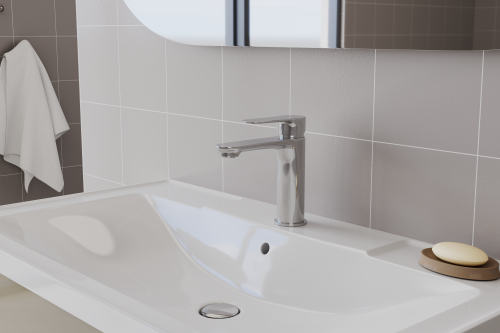 Смеситель Rush Luson LU1630-11 на раковину хром - фото 3