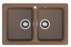 Кухонная мойка Granfest Standart S-780K терракот 79х50 цвет коричневый поверхность матовая