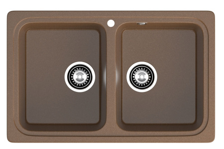 Кухонная мойка Granfest Standart S-780K терракот 79х50 цвет коричневый поверхность матовая