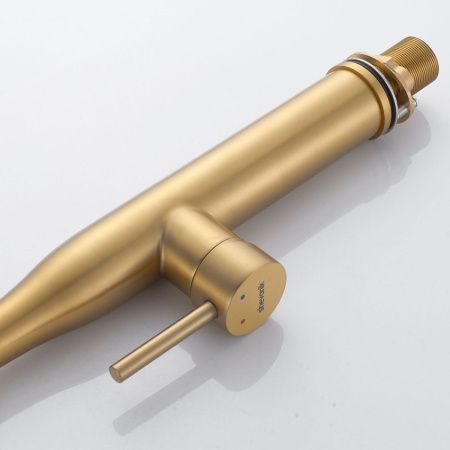 Смеситель для кухни Shevanik S123G-1 на мойку золото