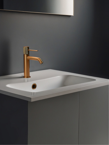 Смеситель для раковины AltroBagno Bilancia AltroBagnoBilancia0144BC на раковину медь матовая - фото 4