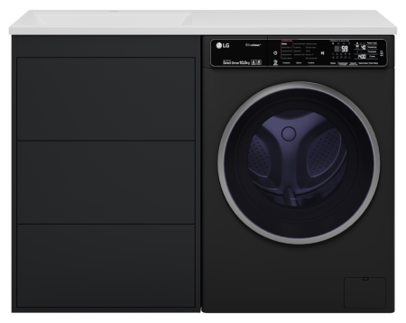 Тумба под раковину Brevita Grafit GRA-01060-013Я 60х50 напольная цвет черный