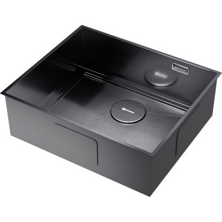 Кухонная мойка Omoikiri Kasen 53-26-INT 4993496 53х46 цвет вороненая сталь