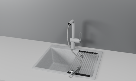 Смеситель для кухни Granula 8169, БАЗАЛЬТ на мойку базальт