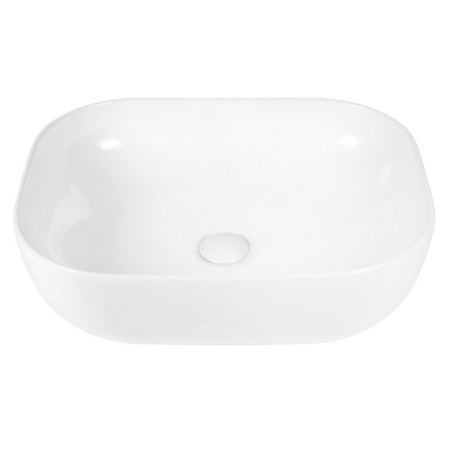 Раковина из сантехнического фарфора Bond Cube S61-500 50х40 накладная цвет белый глянцевый