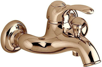 Смеситель для ванны с душем Paffoni Flavia FA022BR настенный бронза без термостата