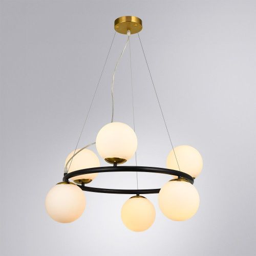 Люстра подвесная Arte Lamp Alcor (Алцор) A2224SP-6BK - фото 2