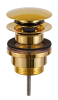 Донный клапан Remer 905CCR114DO золото