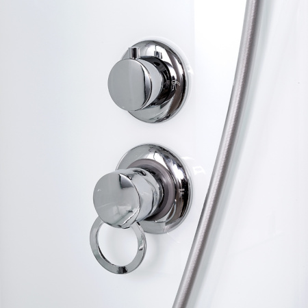 Душевая кабина AvaCan EM4590LED+GM 90х90 четверть круга с крышей ориентация универсальная