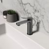 Смеситель Vincea Arco VBF-4AR01MB на раковину черный