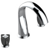 Смеситель THG Petale de Cristal noir U6D-A02-25SG на борт ванны хром