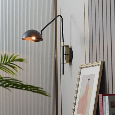 Бра Delight Collection Wall lamp (Валл ламп) MT9049-1WB black/bronze