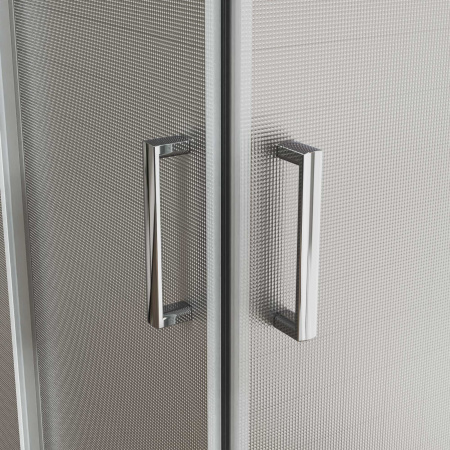 Душевой уголок Vincea City VSS-5CT9010MT 100х90 стекло текстурное профиль хром глянцевый без поддона