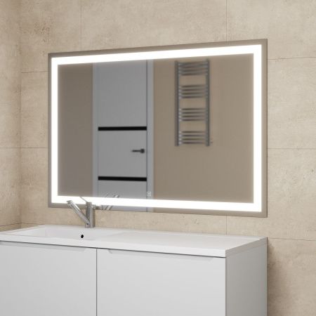 Зеркало с подсветкой и антизапотевателем Uperwood Tanos 291020272 120х80 подвесное