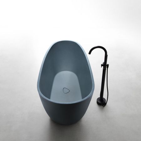 Ванна из искусственного камня Abber Dortmund AM9911G 170х75 отдельностоящая овальная с каркасом