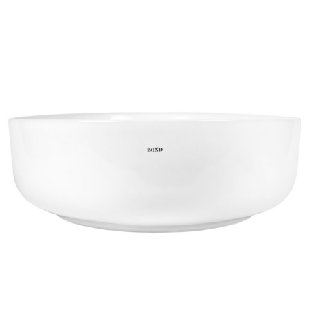 Раковина из сантехнического фарфора Bond Oval S62-550 55х40 накладная цвет белый глянцевый