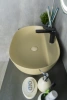 Раковина керамическая Gid Lago 53343 60х40 накладная цвет коричневый 1 отверстие под смеситель