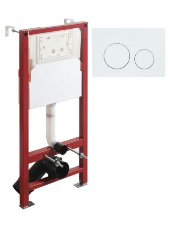 Инсталляция для унитаза с клавишей смыва Agger ACC500+APB0188