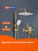 Душевая стойка ProHanss P60.24.03 настенная цвет золото