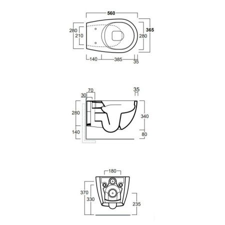 Чаша унитаза подвесная Simas Vignoni VI18 cemento matt цвет серый без сиденья безободковая каскадный смыв