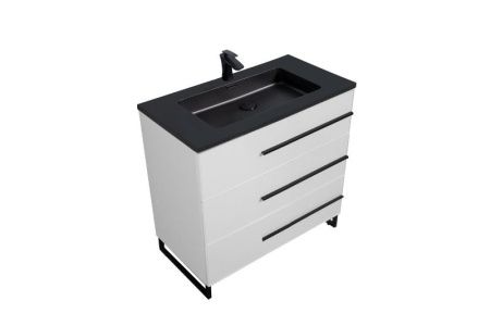 Тумба с раковиной Parly Bella Bella-T90 90х50 подвесная цвет белый