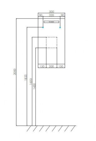 Зеркало с подсветкой Aquaton Йорк 1A173002YO010 50х90 подвесное