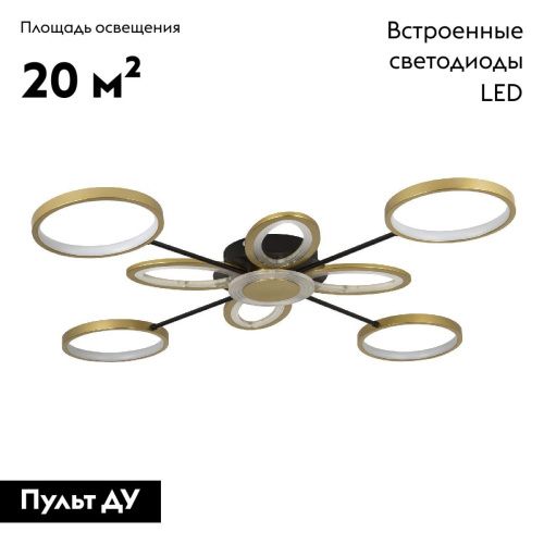 Люстра потолочная LED4U L3105-8 - фото 2