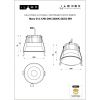 Светильник встраиваемый iLedex Mars (Марс) 212-12W-D95-3000K-24DG-WH