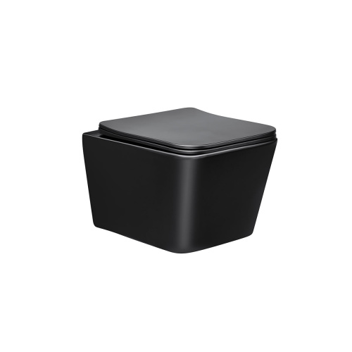 Унитаз подвесной Vincea Q-Line VT1-12MB черный матовый - фото 2