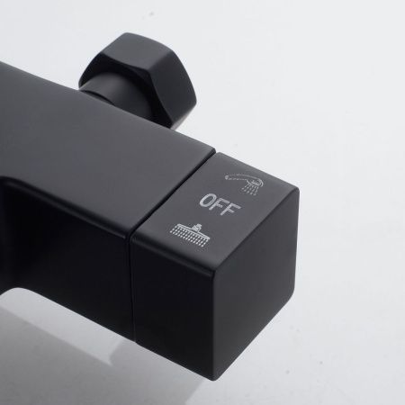 Душевая стойка Shevanik S4636H настенная цвет черный