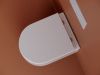 Унитаз подвесной Ceramica Nova ULMA CN4006 белый с сиденьем микролифт безободковый душевой смыв