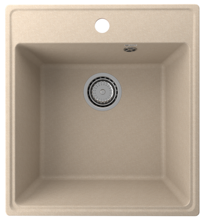 Кухонная мойка Ulgran Quartz Forte 460-03 46х50 цвет бежевый поверхность матовая