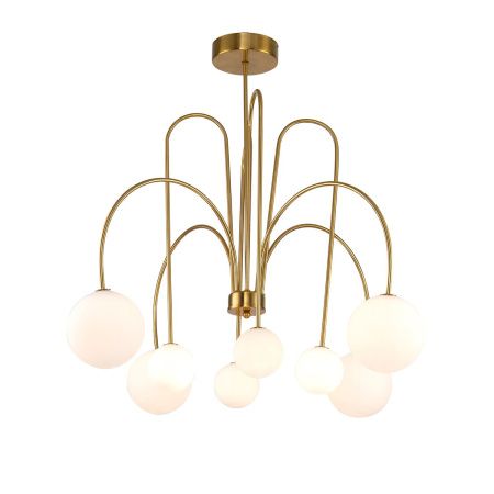 Люстра на штанге Delight Collection KG1213P-8 brass