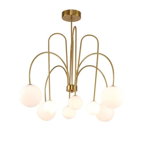 Люстра на штанге Delight Collection KG1213P-8 brass - фото 2