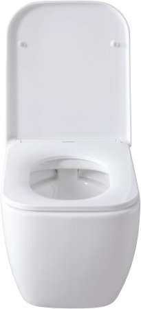 Чаша унитаза подвесная Allen Brau Infinity 4.21004.20 цвет белый без сиденья безободковая каскадный смыв