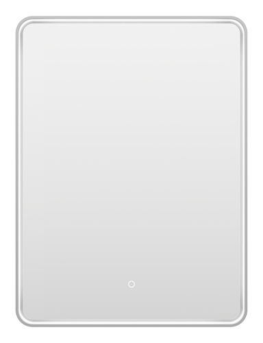 Зеркало в ванную Brevita Mercury MER-Rett6-060/80-platinum 60x80 - фото 3