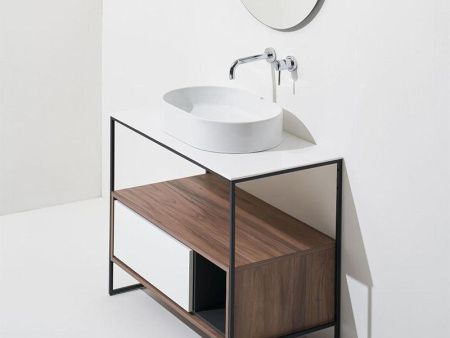 Раковина из сантехнического фаянса Simas FO 02 bia 60х40 накладная цвет белый