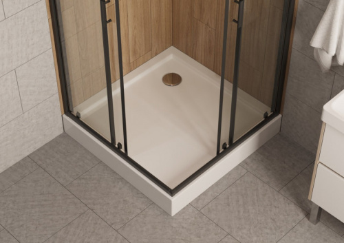 Душевой поддон Santek Палермо 1WH302476 90х90 акрил белый - фото 5