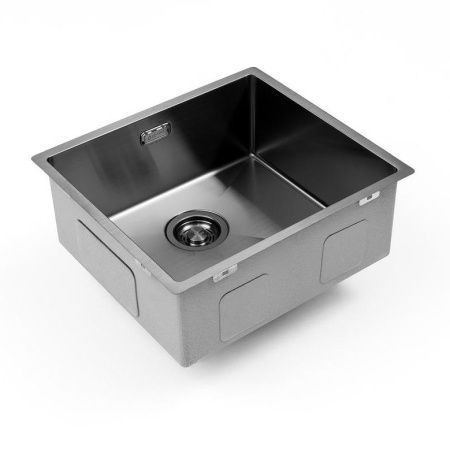 Кухонная мойка Grandex Aqua 5040603 50х45 цвет серый поверхность матовая