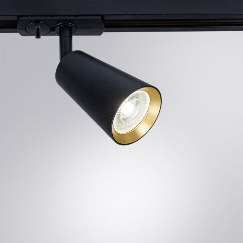 Трековый однофазный светильник Arte Lamp Cintura (Цинтура) A2355PL-1BK - фото 2