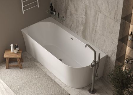 Ванна акриловая Allen Brau Priority 2.31004.20A 170х80 пристенная асимметричная