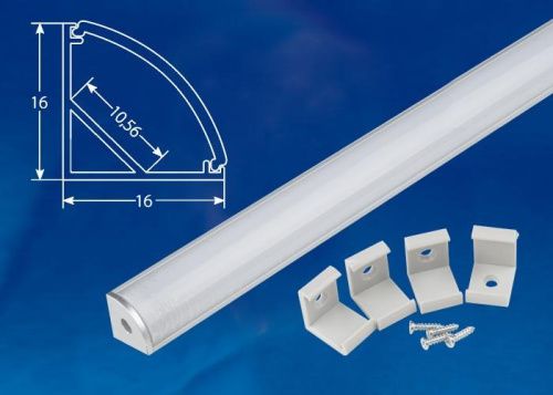 Профиль (UL-00005028) Uniel UFE-K UFE-K06 Silver/Frozen 200 Polybag - фото 2