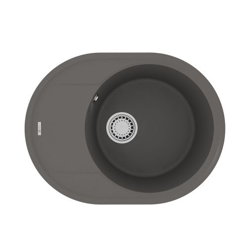 Кухонная мойка LeMark Lacha 620 9910053 62х47 цвет серый поверхность матовая