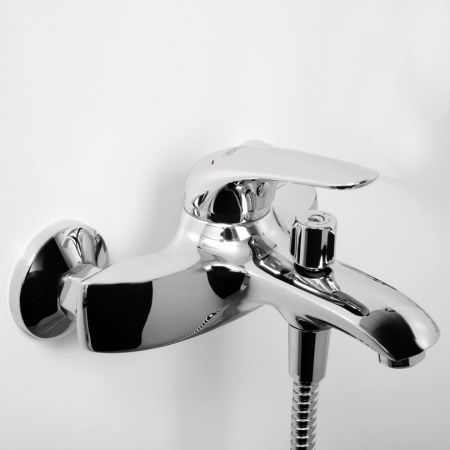 Смеситель для ванны Wasserkraft Rossel 2800 2801 настенный хром