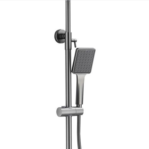 Душевая стойка BELZ B613 B24613-3 настенная цвет сталь - фото 5