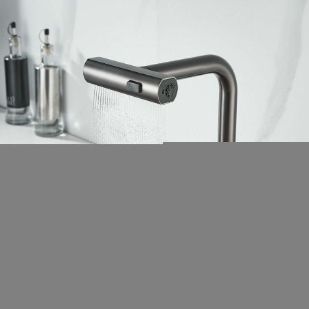 Смеситель для кухни Shevanik S263T на мойку оружейная сталь